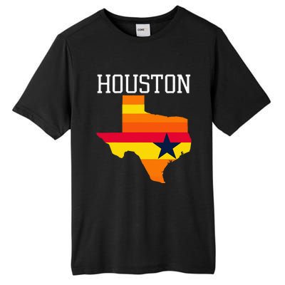 Vintage Retro Houston Texas Tall Fusion ChromaSoft Performance T-Shirt