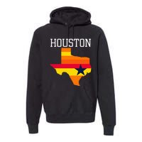 Vintage Retro Houston Texas Premium Hoodie