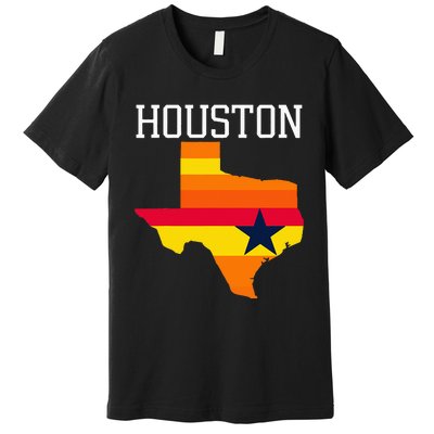 Vintage Retro Houston Texas Premium T-Shirt