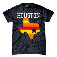 Vintage Retro Houston Texas Tie-Dye T-Shirt