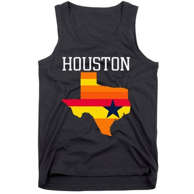 Vintage Retro Houston Texas Tank Top