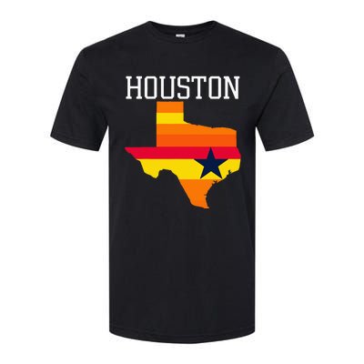 Vintage Retro Houston Texas Softstyle CVC T-Shirt