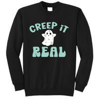 Vintage Retro Halloween Creep It Real Ghost Boy Fall Season Gift Sweatshirt