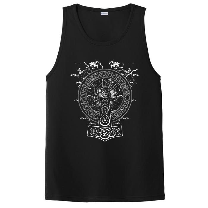 Vikings Rise Hammer Of Thor Norse Mythology PosiCharge Competitor Tank