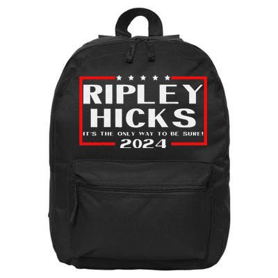 vintage Ripley Hicks 2024 t's The Only Way to Be Sure 16 in Basic Backpack