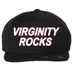 Virginity Rocks Heather Wool Snapback Cap