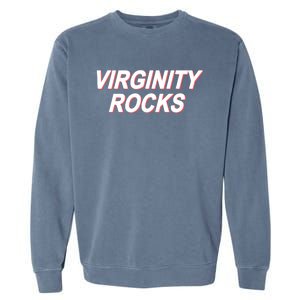 Virginity Rocks Heather Garment-Dyed Sweatshirt