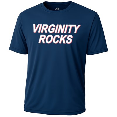 Virginity Rocks Heather Cooling Performance Crew T-Shirt
