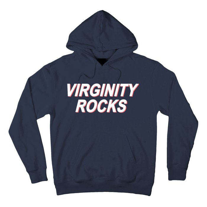 Virginity Rocks Heather Hoodie