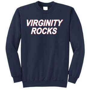 Virginity Rocks Heather Sweatshirt