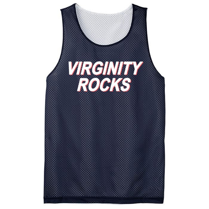 Virginity Rocks Heather Mesh Reversible Basketball Jersey Tank