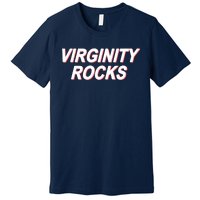 Virginity Rocks Heather Premium T-Shirt