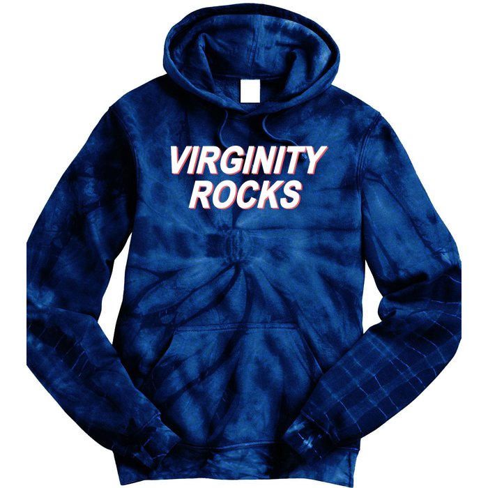 Virginity Rocks Heather Tie Dye Hoodie