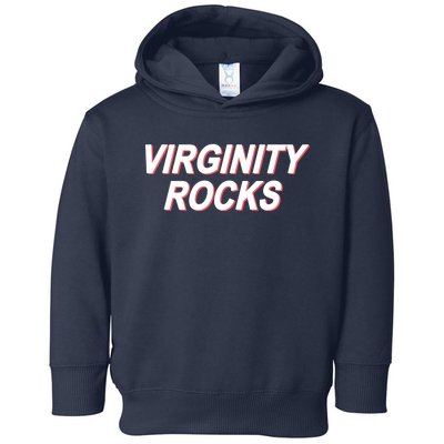 Virginity Rocks Heather Toddler Hoodie