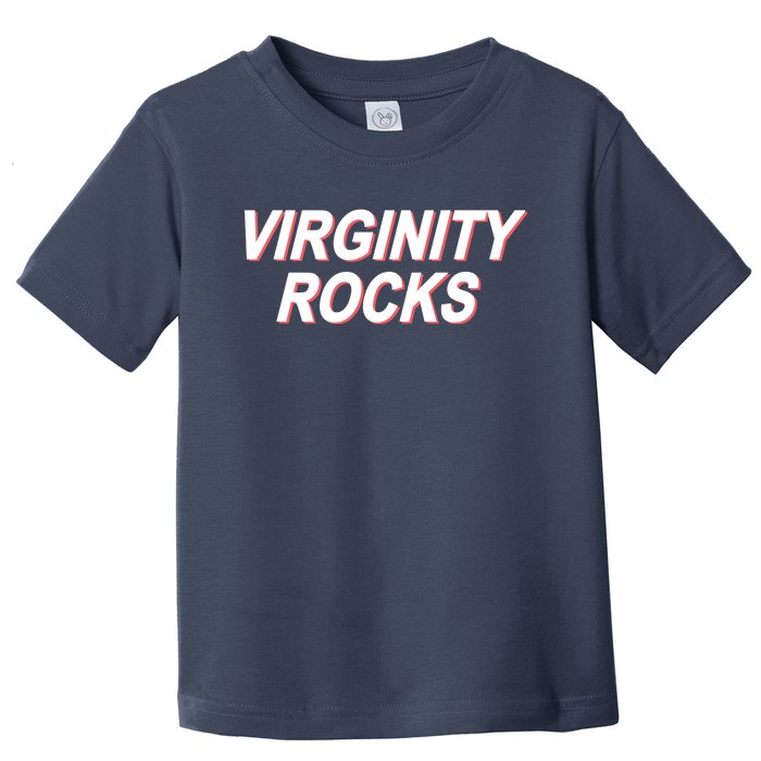 Virginity Rocks Heather Toddler T-Shirt