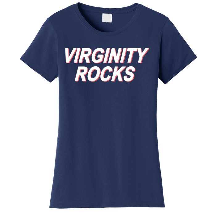 Virginity Rocks Heather Women's T-Shirt