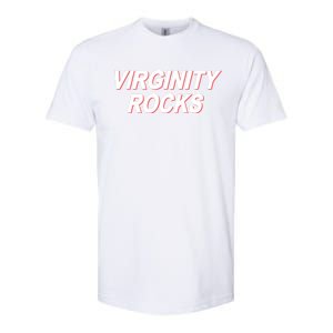 Virginity Rocks Heather Softstyle CVC T-Shirt