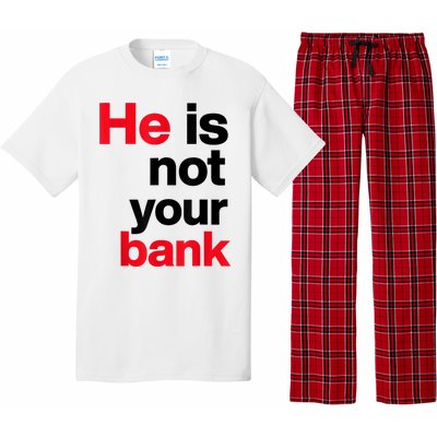 Vintage Retro He Is Not Your Bank Pajama Set