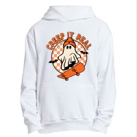 Vintage Retro Halloween Creep It Real Ghost Boy Fall Season Urban Pullover Hoodie