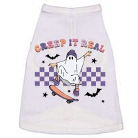 Vintage Retro Halloween Creep It Real Ghost Fall Season Doggie Tank