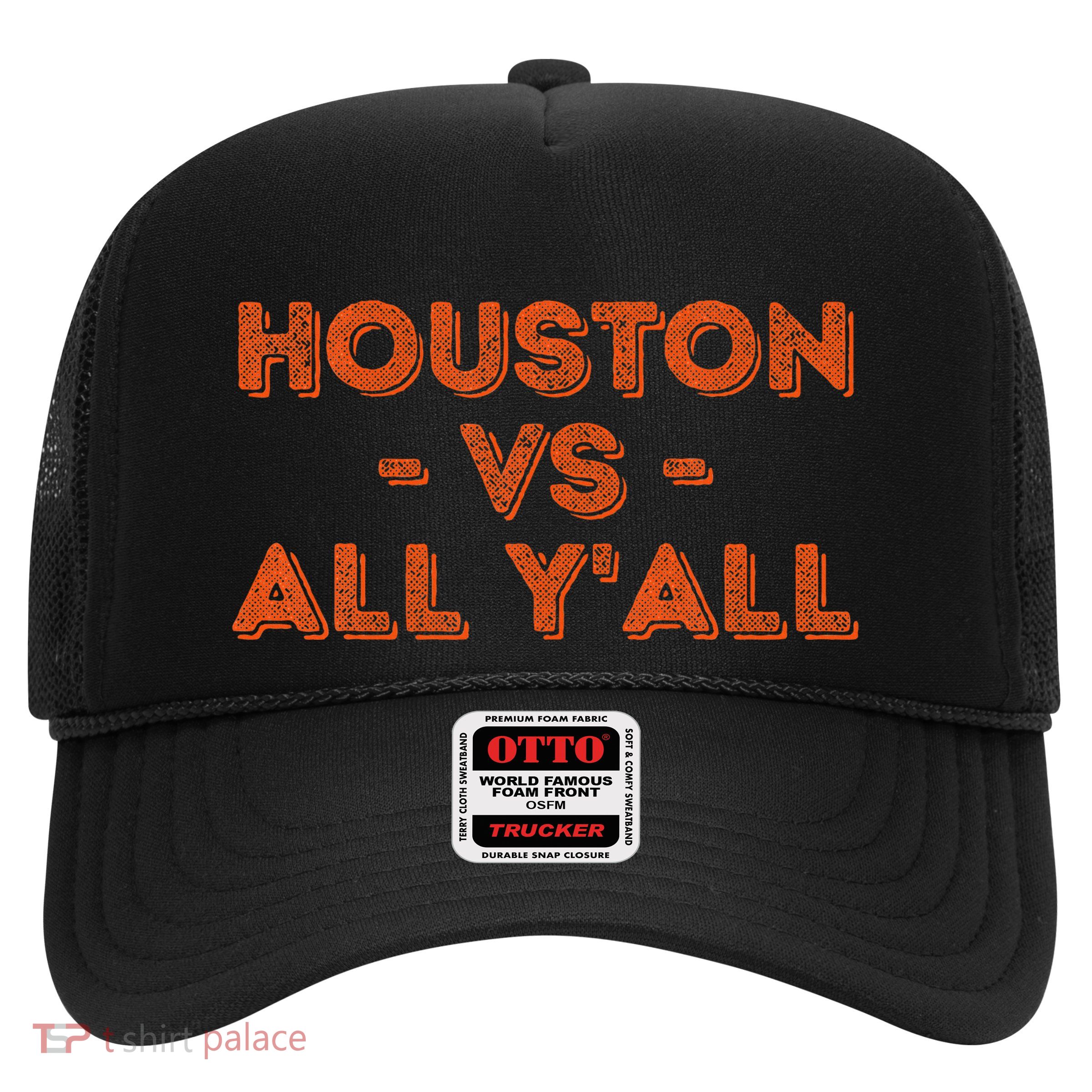Vintage Retro Houston Vs All Yall Trucker Hat