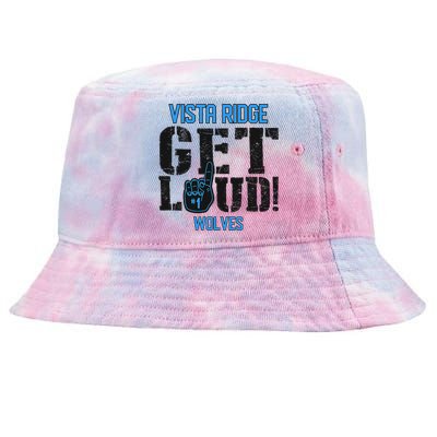 Vista Ridge High School Get Loud Wolves Tie-Dyed Bucket Hat