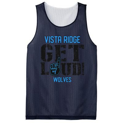 Vista Ridge High School Get Loud Wolves Mesh Reversible Basketball Jersey Tank