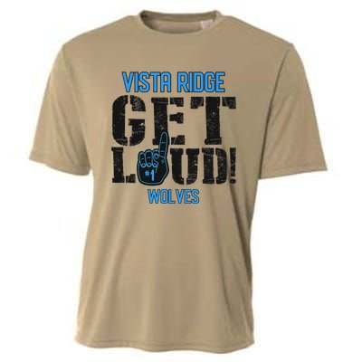 Vista Ridge High School Get Loud Wolves Cooling Performance Crew T-Shirt