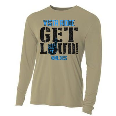 Vista Ridge High School Get Loud Wolves Cooling Performance Long Sleeve Crew