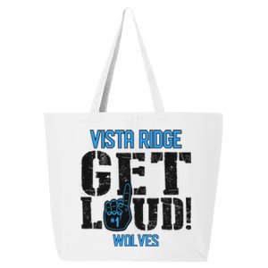 Vista Ridge High School Get Loud Wolves 25L Jumbo Tote