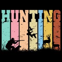 Vintage Retro Hunting Hunter Poster