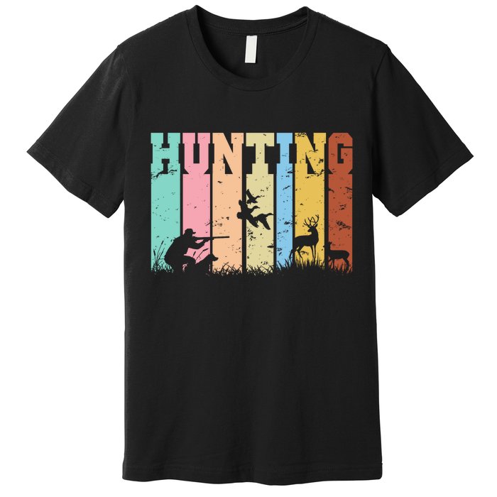 Vintage Retro Hunting Hunter Premium T-Shirt