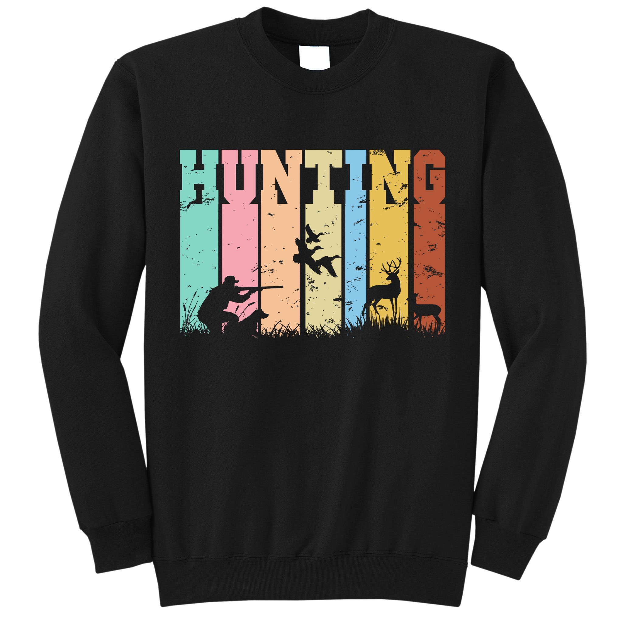 Vintage Retro Hunting Hunter Tall Sweatshirt