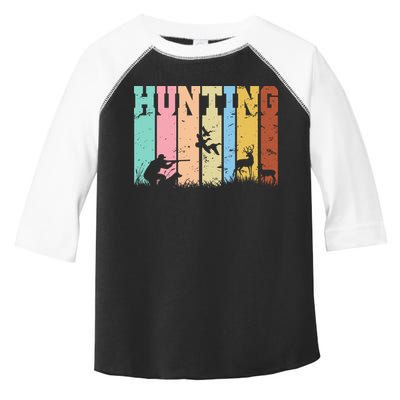 Vintage Retro Hunting Hunter Toddler Fine Jersey T-Shirt