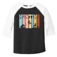 Vintage Retro Hunting Hunter Toddler Fine Jersey T-Shirt