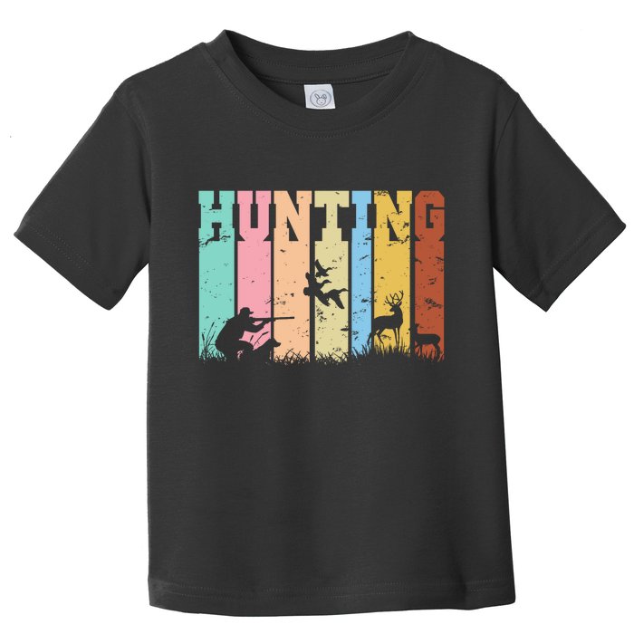 Vintage Retro Hunting Hunter Toddler T-Shirt