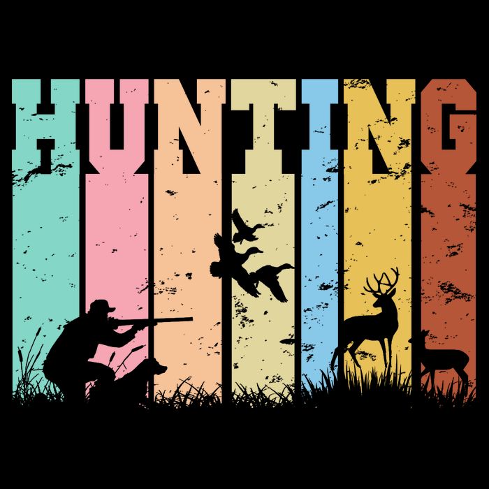Vintage Retro Hunting Hunter Kids Hoodie