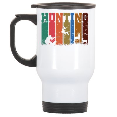 Vintage Retro Hunting Hunter Stainless Steel Travel Mug