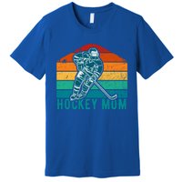 Vintage Retro Hockey Mom Gift Premium T-Shirt