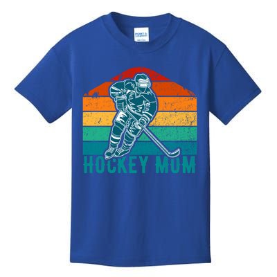 Vintage Retro Hockey Mom Gift Kids T-Shirt