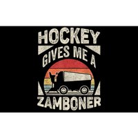 Vintage Retro Hockey Gives Me A Zamboner Hockey Bumper Sticker