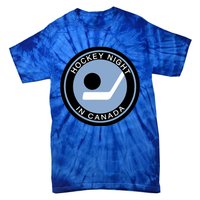 Vintage Retro Hockey Night In Canada Hockey Player Team Tie-Dye T-Shirt