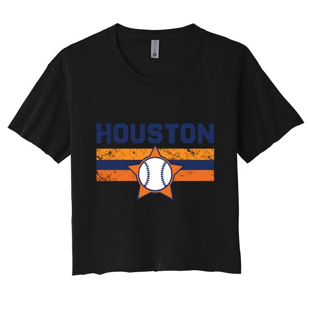 Vintage Retro Houston Texas Vintage Texas Houston Crop Top