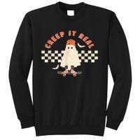 Vintage Retro Halloween Creep It Real Ghost Fall Season Sweatshirt