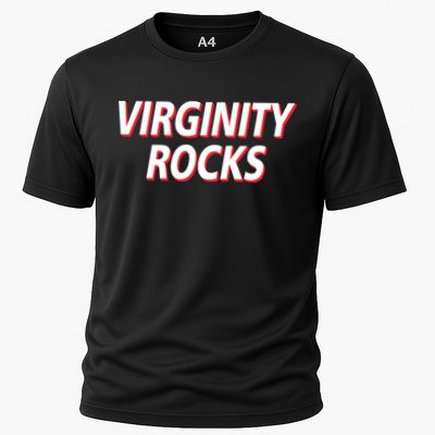 Virginity Rocks Heather Cooling Performance Crew T-Shirt