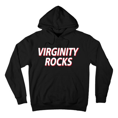 Virginity Rocks Heather Hoodie