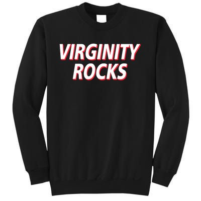 Virginity Rocks Heather Sweatshirt