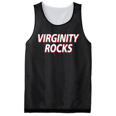 Virginity Rocks Heather Mesh Reversible Basketball Jersey Tank