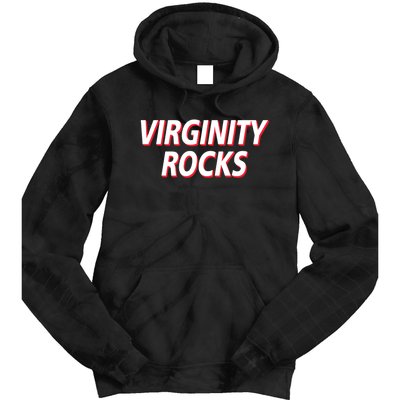 Virginity Rocks Heather Tie Dye Hoodie