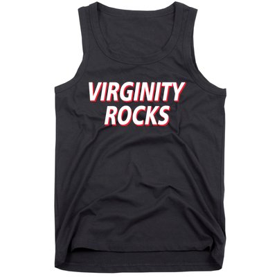 Virginity Rocks Heather Tank Top